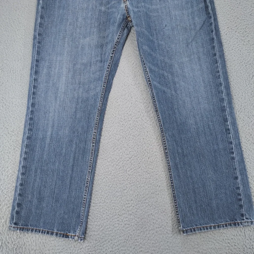 Levi's Jeans Mens 38x30 Blue Denim 559 Medium Wash Red Tab Straight Leg Mid Rise